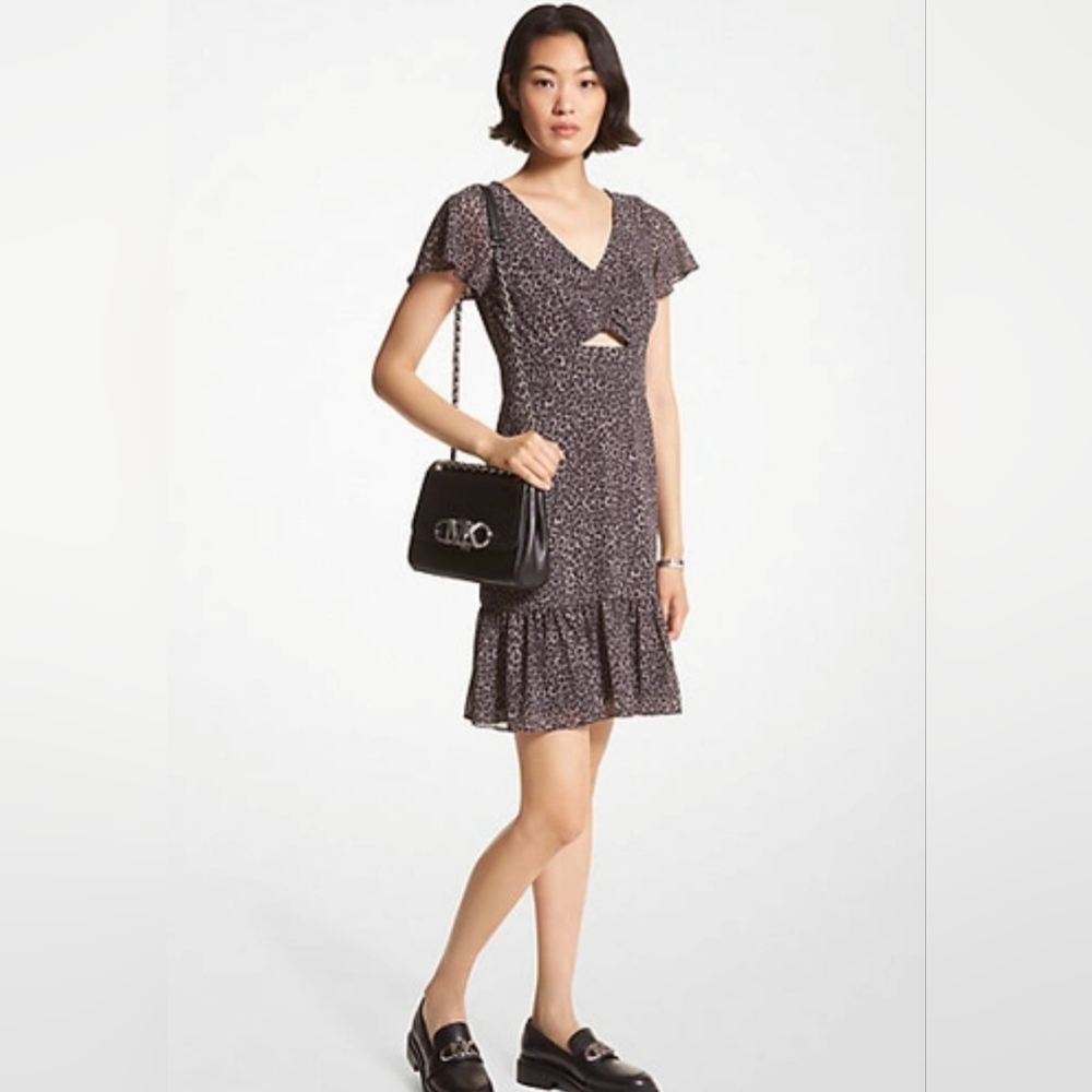 Michael Kors Georgett cut out mini dress